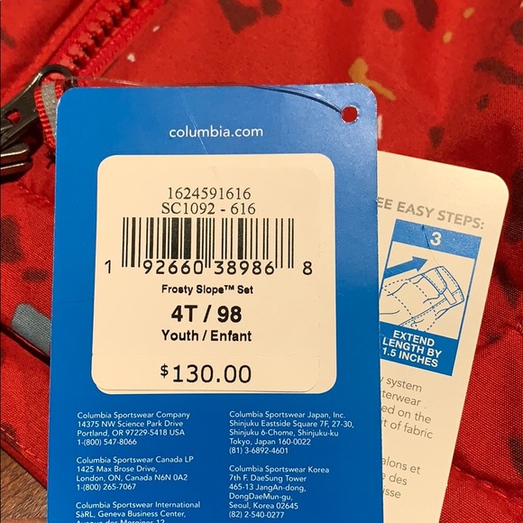 NEW Columbia jacket for kids - Picture 6 of 6